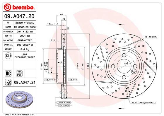 AP 25250 - Disc frana aaoparts.ro