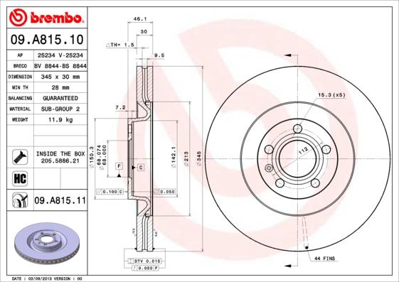 AP 25234 - Disc frana aaoparts.ro