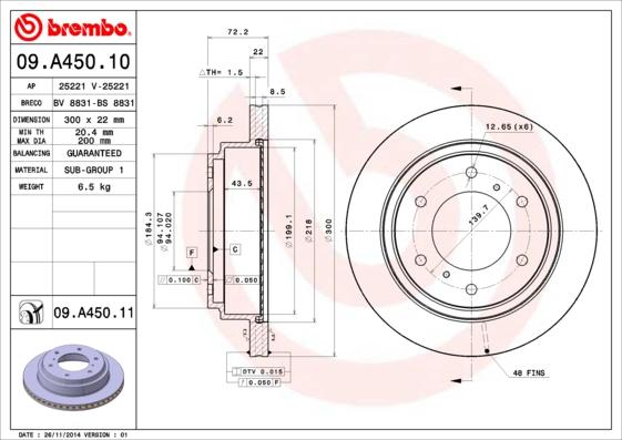 AP 25221 V - Disc frana aaoparts.ro