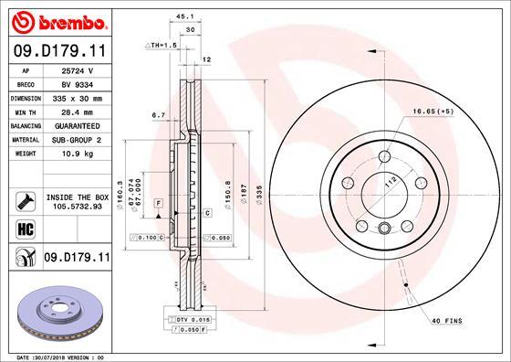 AP 25724 V - Disc frana aaoparts.ro