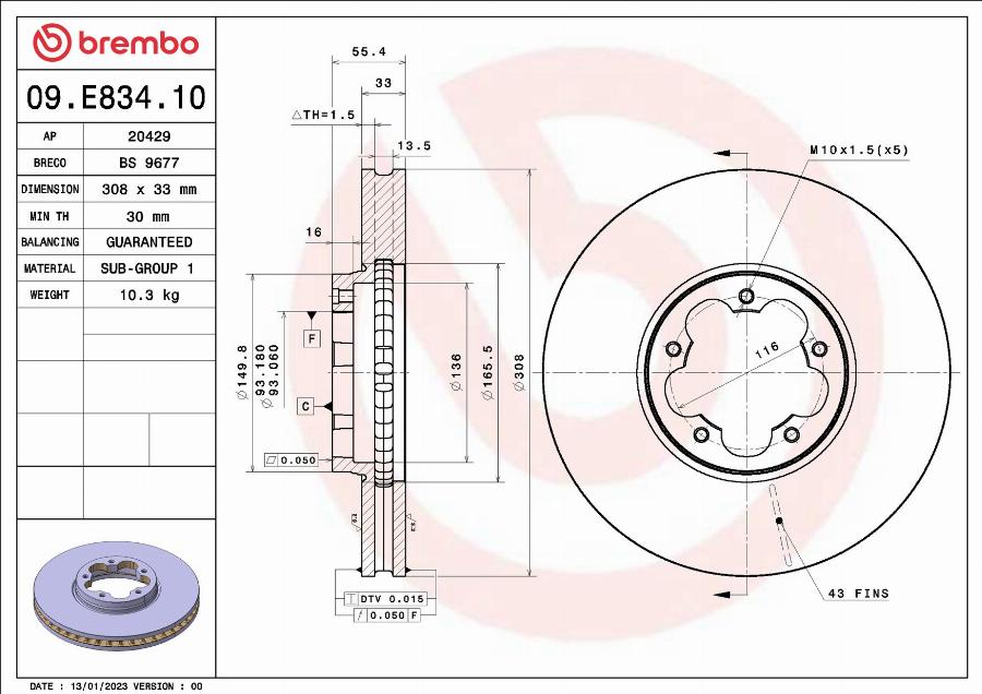 AP 20429 - Disc frana aaoparts.ro