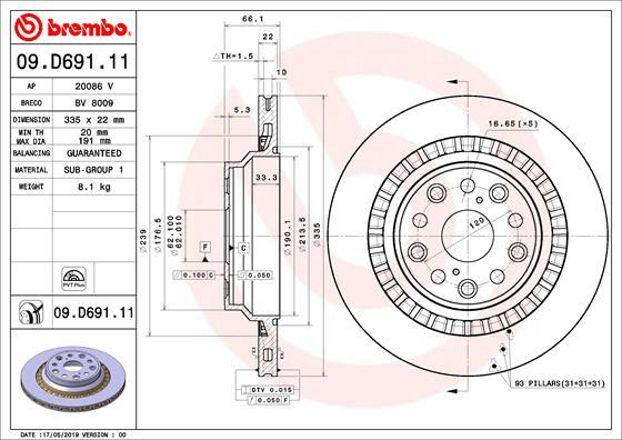 AP 20086 V - Disc frana aaoparts.ro