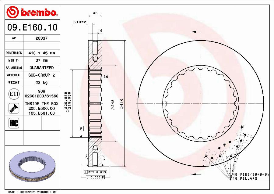 AP 20337 - Disc frana aaoparts.ro