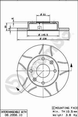 AP X 14068 - Disc frana aaoparts.ro