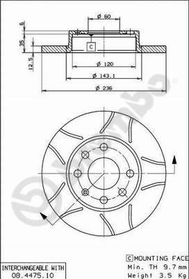 AP X 10170 - Disc frana aaoparts.ro