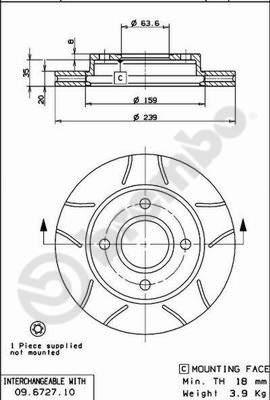 AP X 24682 - Disc frana aaoparts.ro