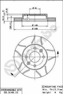 AP X 24156 - Disc frana aaoparts.ro