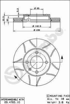 AP X 20024 - Disc frana aaoparts.ro