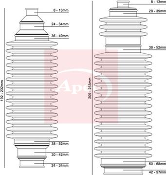 APEC ACB3004 - Ansamblu burduf, directie aaoparts.ro