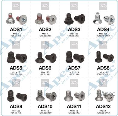 APEC ADS58 - Surub, disc frana aaoparts.ro