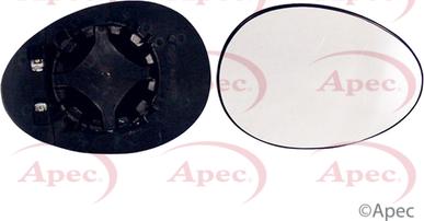 APEC AMG2098 - Sticla oglinda, oglinda retrovizoare exterioara aaoparts.ro