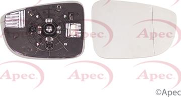 APEC AMG2142 - Sticla oglinda, oglinda retrovizoare exterioara aaoparts.ro