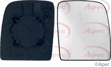 APEC AMG2114 - Sticla oglinda, oglinda retrovizoare exterioara aaoparts.ro