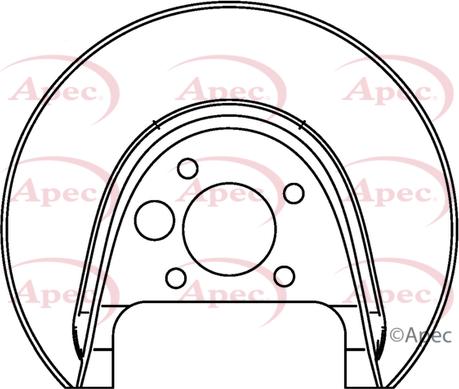 APEC ASG1045 - Protectie stropire,disc frana aaoparts.ro