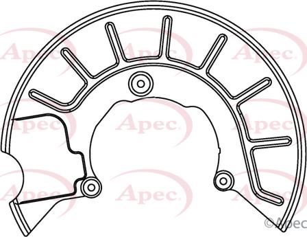 APEC ASG1050 - Protectie stropire,disc frana aaoparts.ro