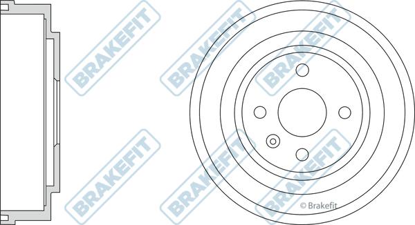 APEC BDR9051 - Tambur frana aaoparts.ro
