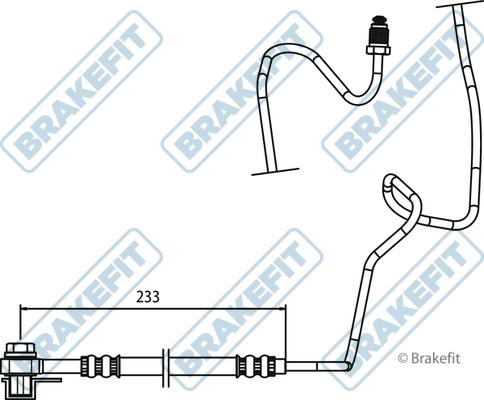 APEC BHO4302 - Furtun frana aaoparts.ro