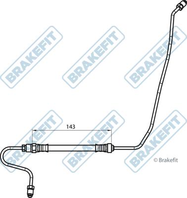 APEC BHO4337 - Furtun frana aaoparts.ro