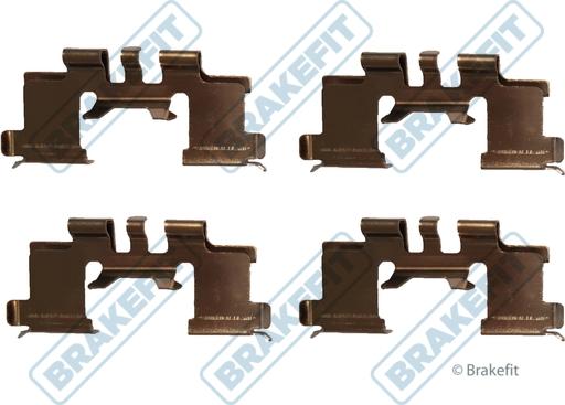 APEC BKT1095 - Set accesorii, placute frana aaoparts.ro