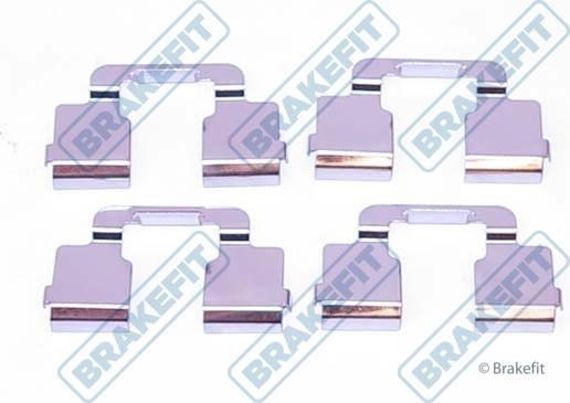 APEC BKT1092 - Set accesorii, placute frana aaoparts.ro