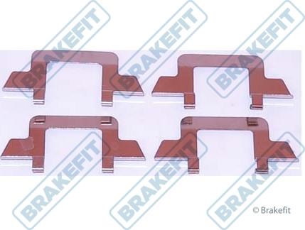 APEC BKT1097 - Set accesorii, placute frana aaoparts.ro
