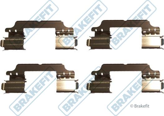 APEC BKT1065 - Set accesorii, placute frana aaoparts.ro