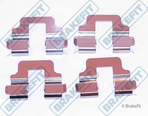 APEC BKT1062 - Set accesorii, placute frana aaoparts.ro