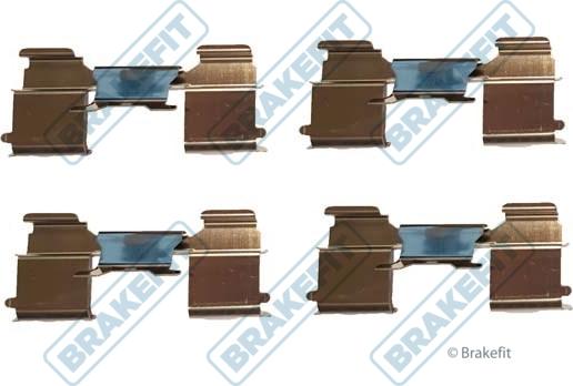 APEC BKT1005 - Set accesorii, placute frana aaoparts.ro