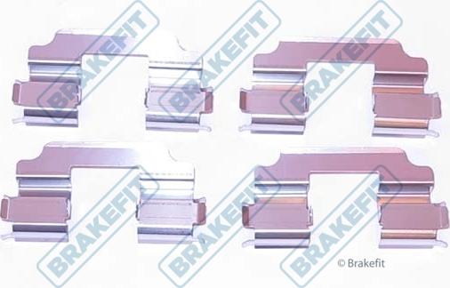 APEC BKT1087 - Set accesorii, placute frana aaoparts.ro