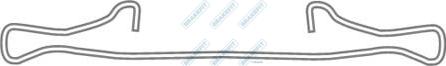 APEC BKT1035 - Set accesorii, placute frana aaoparts.ro