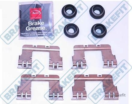 APEC BKT1319 - Set accesorii, placute frana aaoparts.ro