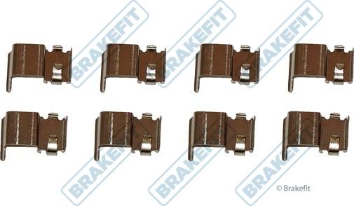 APEC BKT1262 - Set accesorii, placute frana aaoparts.ro