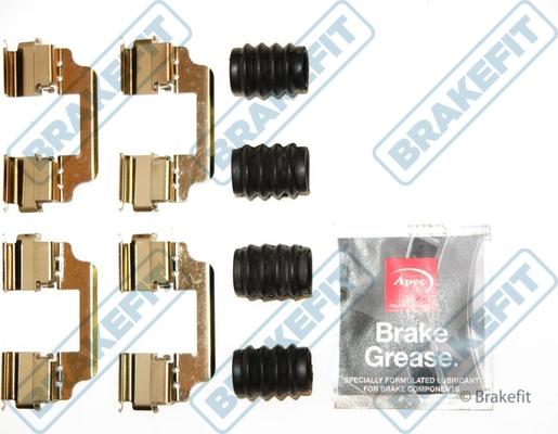APEC BKT1204 - Set accesorii, placute frana aaoparts.ro