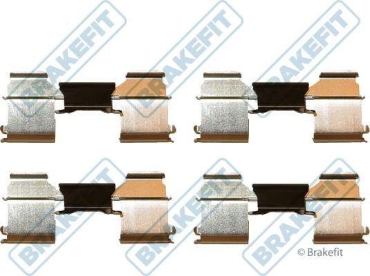 APEC BKT1208 - Set accesorii, placute frana aaoparts.ro