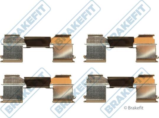 APEC BKT1207 - Set accesorii, placute frana aaoparts.ro