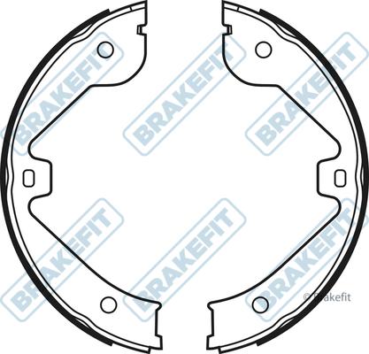 APEC BSH1046 - Set saboti frana, frana de mana aaoparts.ro