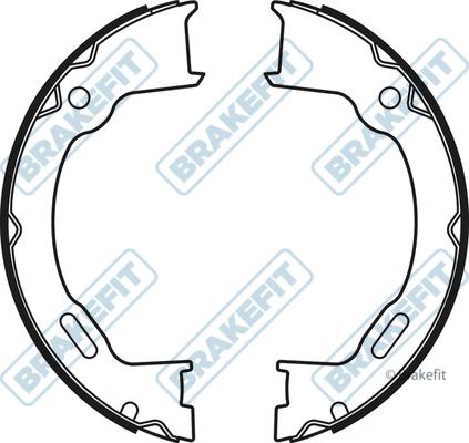 APEC BSH1054 - Set saboti frana, frana de mana aaoparts.ro