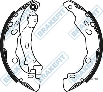 APEC BSH1055 - Set saboti frana aaoparts.ro