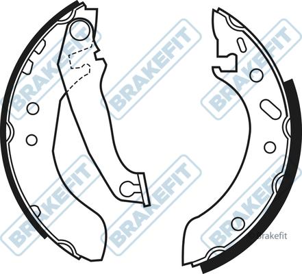 APEC BSH1008 - Set saboti frana aaoparts.ro