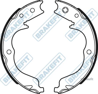 APEC BSH1126 - Set saboti frana, frana de mana aaoparts.ro