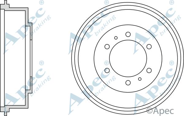 APEC DRM9951 - Tambur frana aaoparts.ro