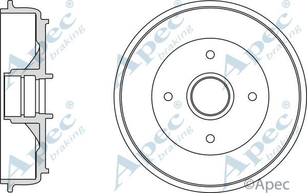 APEC DRM9985 - Tambur frana aaoparts.ro