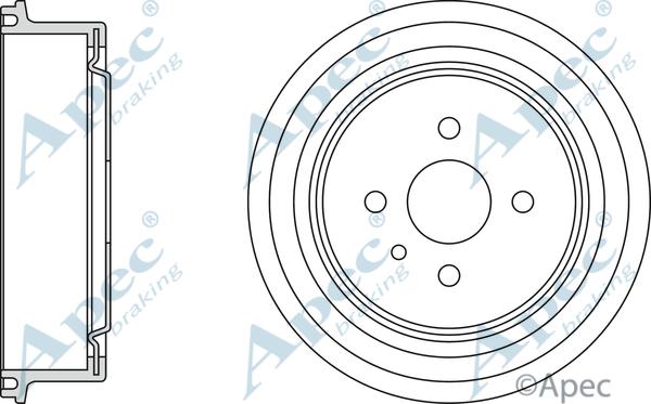 APEC DRM9502 - Tambur frana aaoparts.ro