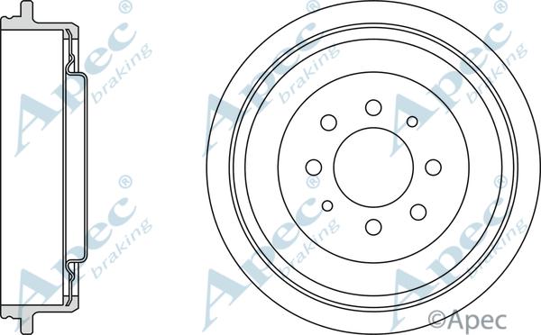 APEC DRM9511 - Tambur frana aaoparts.ro