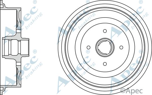 APEC DRM9512 - Tambur frana aaoparts.ro
