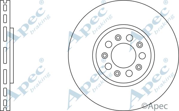 APEC DSK957 - Disc frana aaoparts.ro