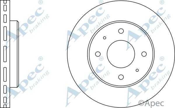 APEC DSK541 - Disc frana aaoparts.ro