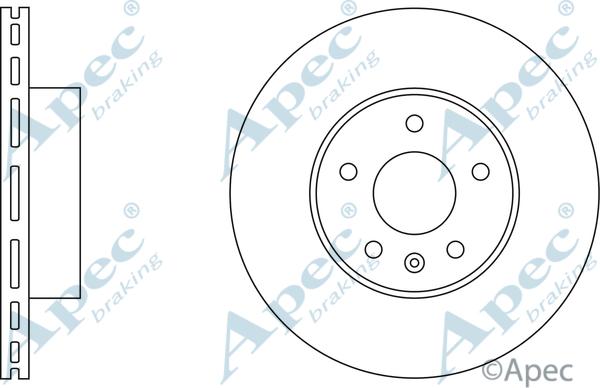 APEC DSK556 - Disc frana aaoparts.ro