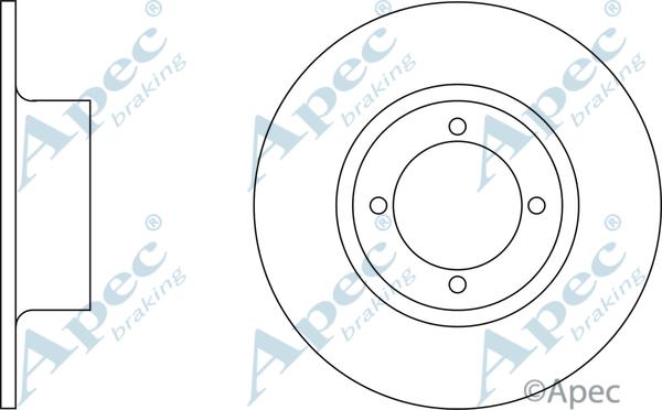 APEC DSK586 - Disc frana aaoparts.ro