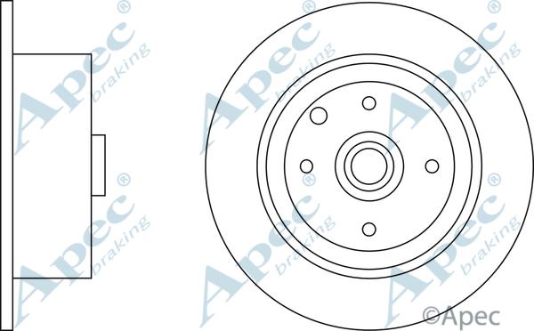 APEC DSK535 - Disc frana aaoparts.ro